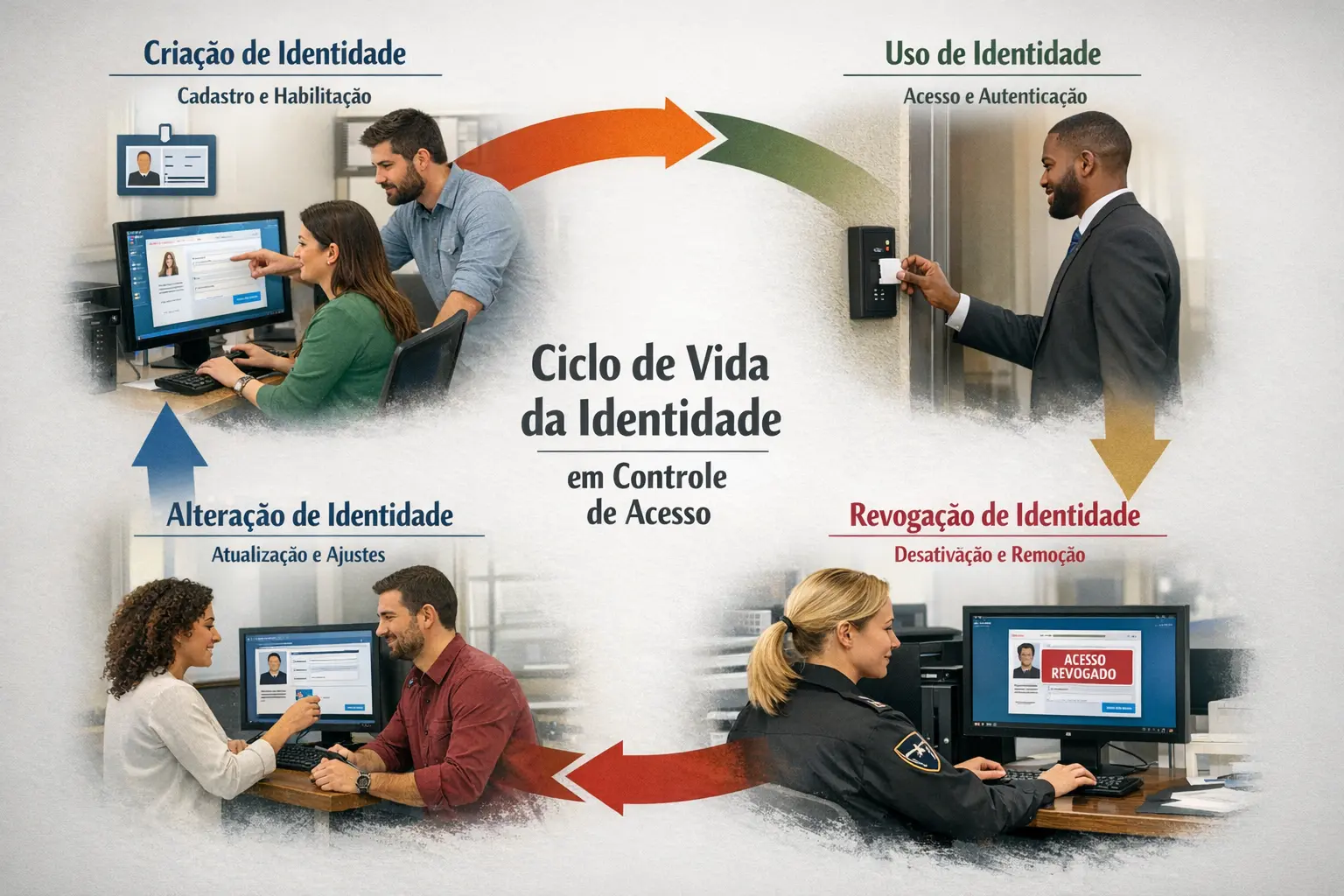 O que é Ciclo de Vida da Identidade em Sistemas de Controle de Acesso?