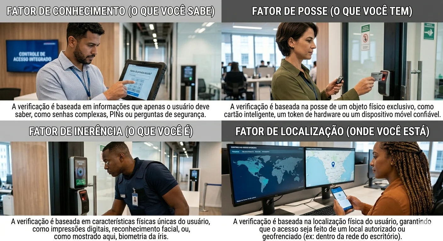 O que são Fatores de Autenticação e como eles funcionam?
